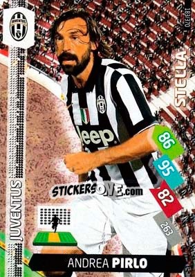 Sticker Andrea Pirlo - Calciatori 2014-2015. Adrenalyn XL n. 183 - Panini