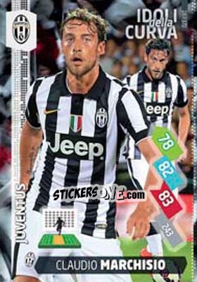 Sticker Claudio Marchisio - Calciatori 2014-2015. Adrenalyn XL n. 187 - Panini