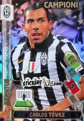 Sticker Carlos Tevez - Calciatori 2014-2015. Adrenalyn XL n. 188 - Panini
