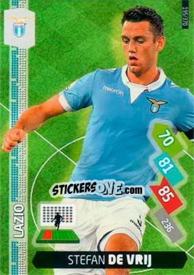 Sticker Stefan De Vrij - Calciatori 2014-2015. Adrenalyn XL n. 195 - Panini