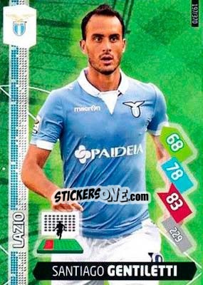 Sticker Santiago Gentiletti - Calciatori 2014-2015. Adrenalyn XL n. 197 - Panini