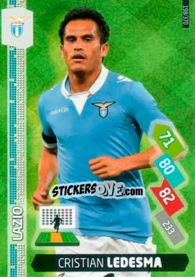 Cromo Cristian Ledesma - Calciatori 2014-2015. Adrenalyn XL n. 198 - Panini