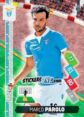 Sticker Marco Parolo - Calciatori 2014-2015. Adrenalyn XL n. 200 - Panini
