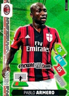 Sticker Pablo Armero - Calciatori 2014-2015. Adrenalyn XL n. 215 - Panini