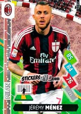 Sticker Jérémy Ménez - Calciatori 2014-2015. Adrenalyn XL n. 218 - Panini