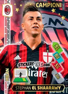 Sticker Stephan El Shaarawy - Calciatori 2014-2015. Adrenalyn XL n. 225 - Panini