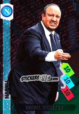 Sticker Rafael Benitez - Calciatori 2014-2015. Adrenalyn XL n. 227 - Panini