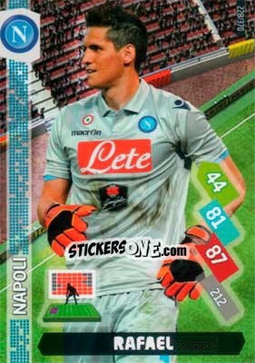 Sticker Rafael - Calciatori 2014-2015. Adrenalyn XL n. 228 - Panini