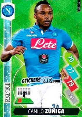 Sticker Camilo Zuniga - Calciatori 2014-2015. Adrenalyn XL - Panini