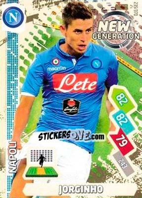 Sticker Jorginho - Calciatori 2014-2015. Adrenalyn XL n. 235 - Panini