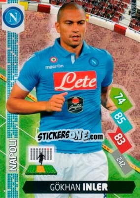 Figurina Gokhan Inler - Calciatori 2014-2015. Adrenalyn XL - Panini