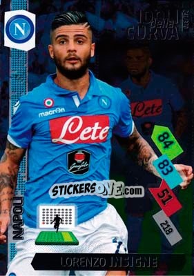 Sticker Lorenzo Insigne - Calciatori 2014-2015. Adrenalyn XL n. 241 - Panini