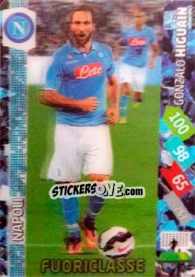 Sticker Gonzalo Higuain - Calciatori 2014-2015. Adrenalyn XL n. 243 - Panini