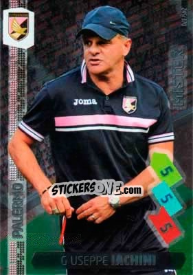 Sticker Giuseppe Iachini - Calciatori 2014-2015. Adrenalyn XL n. 245 - Panini