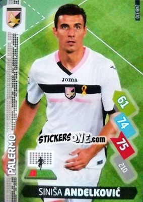 Cromo Sinisa Andelkovic - Calciatori 2014-2015. Adrenalyn XL n. 248 - Panini