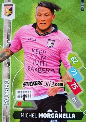 Cromo Michel Morganella - Calciatori 2014-2015. Adrenalyn XL n. 249 - Panini