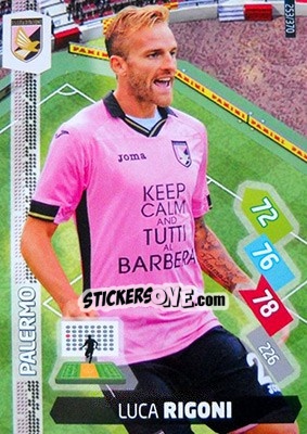 Cromo Luca Rigoni - Calciatori 2014-2015. Adrenalyn XL - Panini