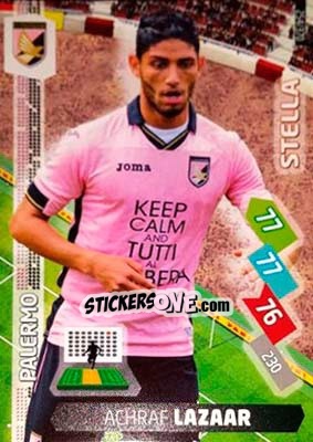 Sticker Achraf Lazaar - Calciatori 2014-2015. Adrenalyn XL n. 254 - Panini
