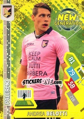 Sticker Andrea Belotti - Calciatori 2014-2015. Adrenalyn XL n. 257 - Panini