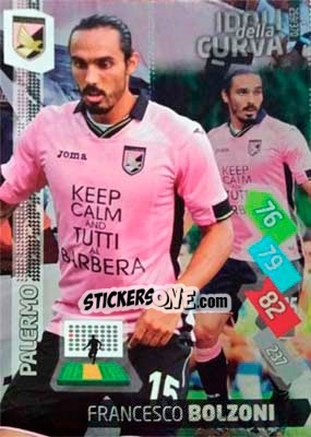 Sticker Francesco Bolzoni - Calciatori 2014-2015. Adrenalyn XL n. 259 - Panini