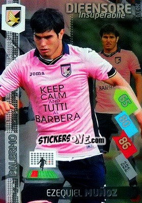 Sticker Ezequiel Munoz - Calciatori 2014-2015. Adrenalyn XL n. 260 - Panini