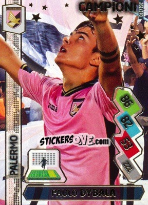 Sticker Paulo Dybala - Calciatori 2014-2015. Adrenalyn XL n. 261 - Panini