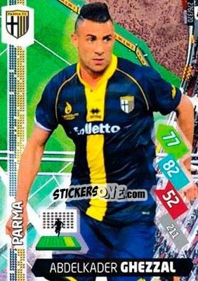 Sticker Abdelkader Ghezzal - Calciatori 2014-2015. Adrenalyn XL n. 276 - Panini