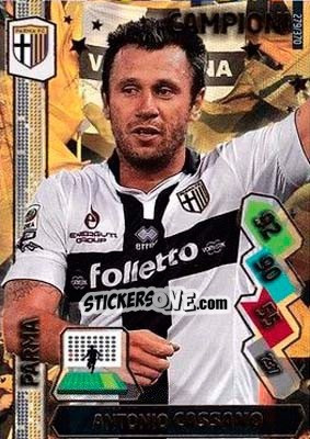 Sticker Antonio Cassano - Calciatori 2014-2015. Adrenalyn XL n. 279 - Panini