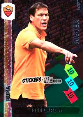 Sticker Rudi Garcia - Calciatori 2014-2015. Adrenalyn XL n. 281 - Panini