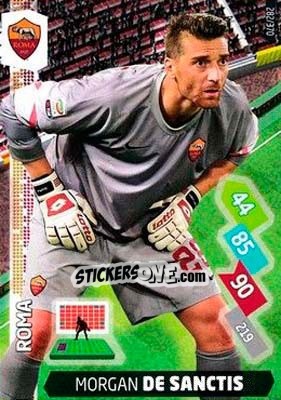 Sticker Morgan De Sanctis - Calciatori 2014-2015. Adrenalyn XL n. 282 - Panini