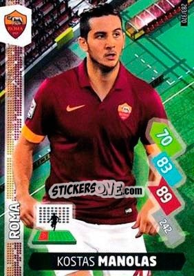 Sticker Kostas Manolas - Calciatori 2014-2015. Adrenalyn XL n. 283 - Panini