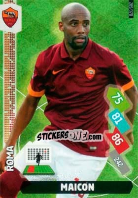 Sticker Maicon - Calciatori 2014-2015. Adrenalyn XL - Panini