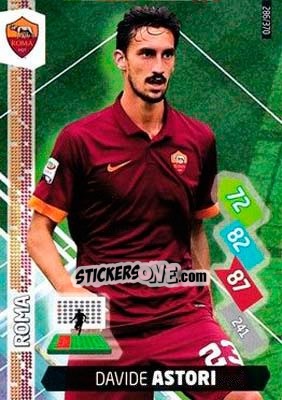 Figurina Davide Astori - Calciatori 2014-2015. Adrenalyn XL n. 286 - Panini