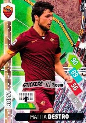 Sticker Mattia Destro - Calciatori 2014-2015. Adrenalyn XL n. 294 - Panini
