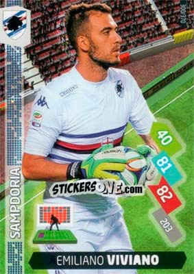 Sticker Emiliano Viviano - Calciatori 2014-2015. Adrenalyn XL n. 300 - Panini