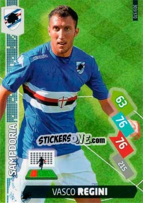 Sticker Vasco Regini - Calciatori 2014-2015. Adrenalyn XL n. 303 - Panini