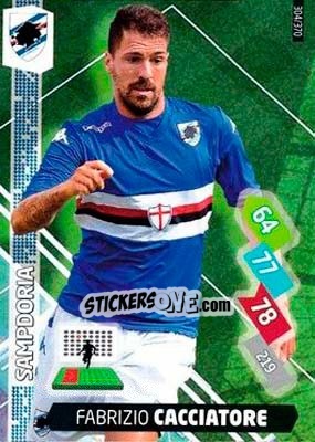 Sticker Fabrizio Cacciatore - Calciatori 2014-2015. Adrenalyn XL n. 304 - Panini