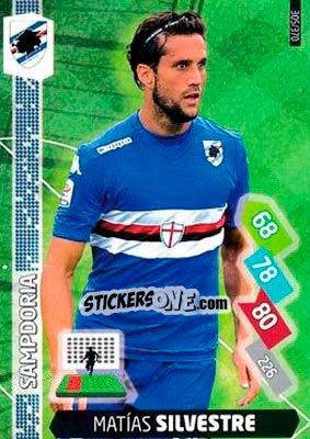 Figurina Matias Silvestre - Calciatori 2014-2015. Adrenalyn XL - Panini