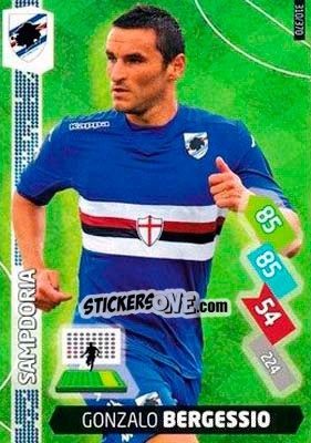 Sticker Gonzalo Bergessio - Calciatori 2014-2015. Adrenalyn XL n. 310 - Panini