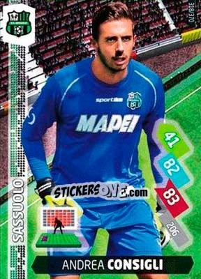 Sticker Andrea Consigli - Calciatori 2014-2015. Adrenalyn XL n. 318 - Panini