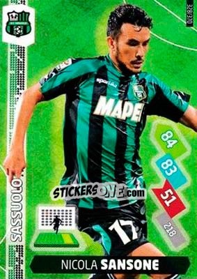Sticker Nicola Sansone - Calciatori 2014-2015. Adrenalyn XL n. 328 - Panini