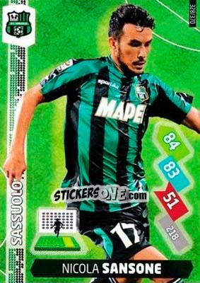 Figurina Nicola Sansone - Calciatori 2014-2015. Adrenalyn XL - Panini