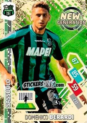 Sticker Domenico Berardi - Calciatori 2014-2015. Adrenalyn XL n. 329 - Panini