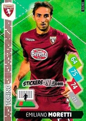Sticker Emiliano Moretti - Calciatori 2014-2015. Adrenalyn XL n. 338 - Panini