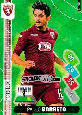 Sticker Paulo Barreto - Calciatori 2014-2015. Adrenalyn XL n. 346 - Panini