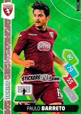 Figurina Paulo Barreto - Calciatori 2014-2015. Adrenalyn XL - Panini