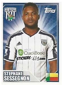 Cromo Stéphane Sessègnon - Premier League Inglese 2014-2015 - Topps