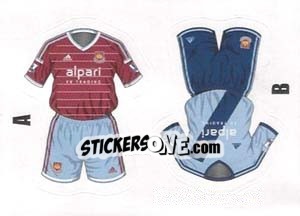Sticker Home/Away Kit (522A, 522B) - Premier League Inglese 2014-2015 n. 522 - Topps