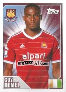 Sticker Guy Demel - Premier League Inglese 2014-2015 n. 526 - Topps