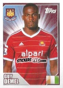 Cromo Guy Demel - Premier League Inglese 2014-2015 - Topps